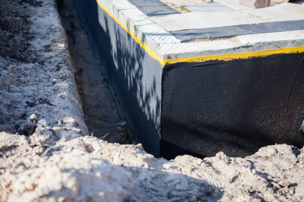 Professional Waterproofing technician working in Milford Center, OH